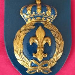 Blason couronne et fleurs de lys