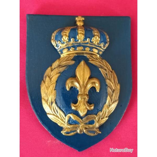 Blason couronne et fleurs de lys