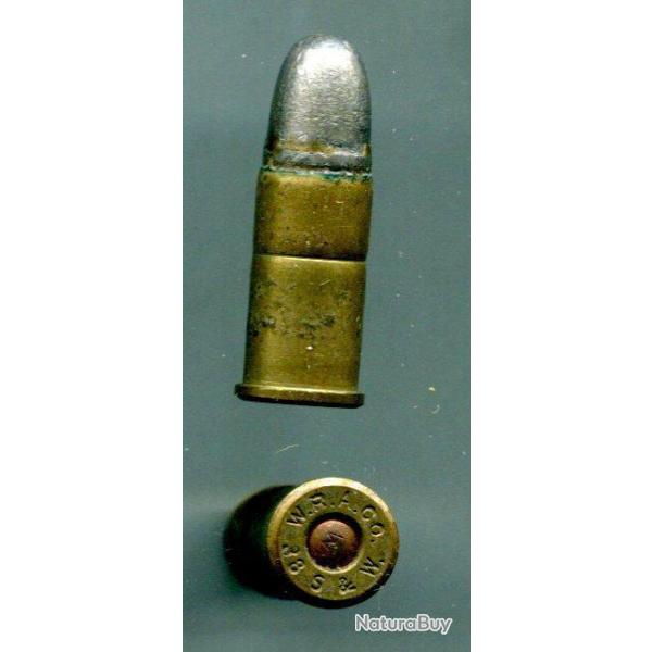 .38 S&W Revolver Baby Russian -  marquage : WRACo  38 S&W -  amorce cuivre - poudre noire
