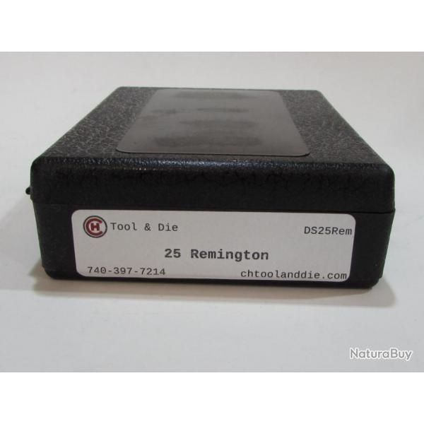 JEUX D'OUTILS CH4D POUR LE RECHARGEMENT EN CALIBRE 25 REMINGTON