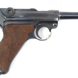 Pistolet Mauser p08 de 1938 code s/42 calibre 9mm para
