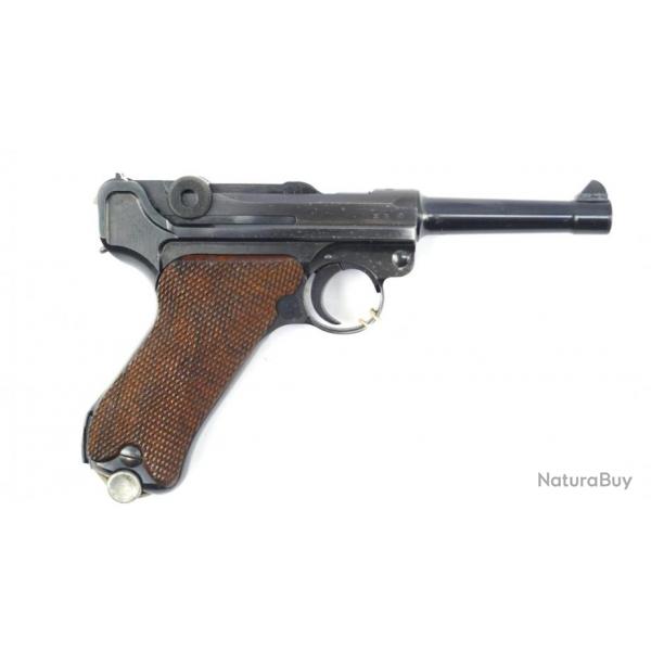 Pistolet Mauser p08 de 1938 code s/42 calibre 9mm para