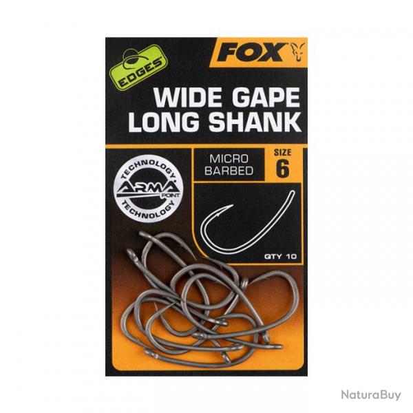 Hameons Carpe FOX Super Wide Gap Long Shank n7