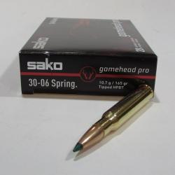 1 boite  20 cartouches cal 30-06, sako, gamehead pro 165 grains