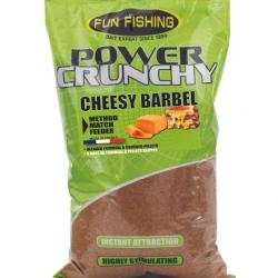 FUN FISHING AMORCE POWER CRUNCHY CHEESY BARBEEL ORANGE 2KG FUN FISHING