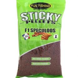 FUN FISHING STICKY PELLETS F1 SPECULOOS 2MM 700GR FUN FISHING