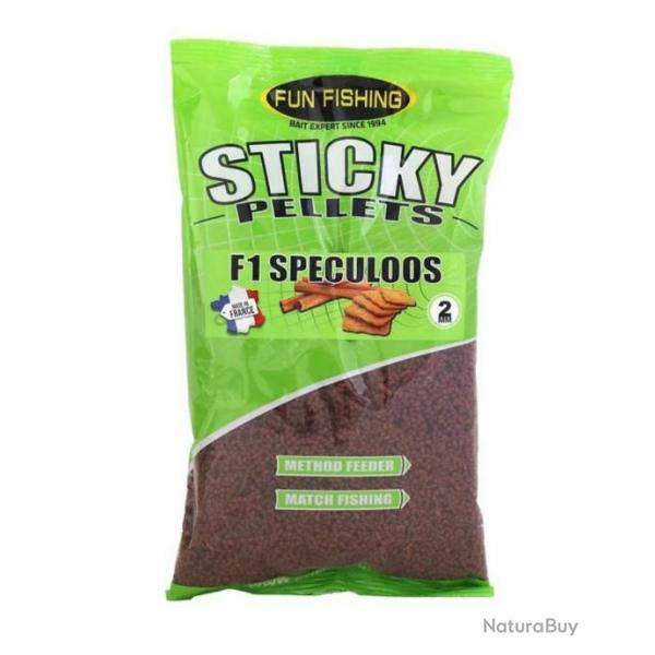 FUN FISHING STICKY PELLETS F1 SPECULOOS 2MM 700GR FUN FISHING