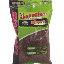 FUN FISHING PELLETS AMORÇAGE SURDOSÉ 3MM CARAMEL & VANILLA 700GR