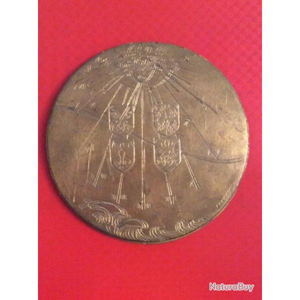 Mdaille en bronze rgion Provence Alpes Cte d'Azur