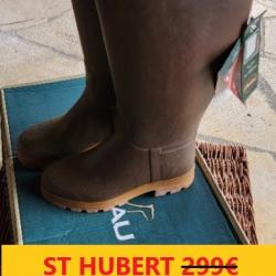 BOTTES LE CHAMEAU ST HUBERT MARRON TAILLE 39 MOLLET 44