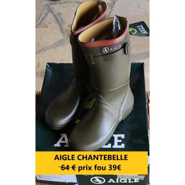 BOTTES AIGLE CHANTEBELLE pointure  31  ENFANT