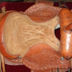 Selle Western en cuir .( neuve ) pour poney Shetland LOT N 4 ..