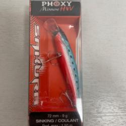 !! LEURRE SAKURA PHOXY MINNOW 72mm COL AURORA SARDA