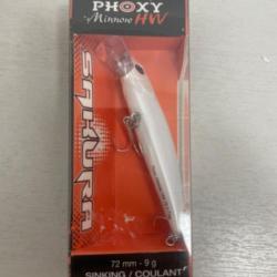 !! LEURRE SAKURA PHOXY MINNOW 72mm COL PEARL WHITE