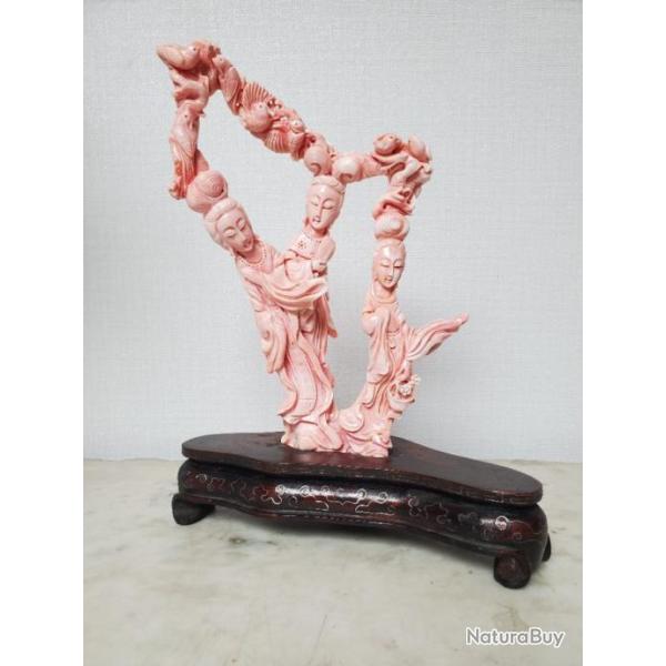 Sculpture - Corail sculpt sur socle