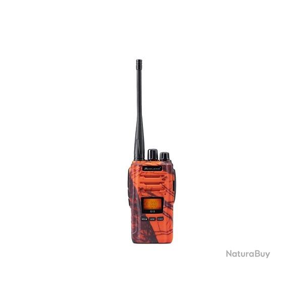 Midland Talkie-walkie G13 Blaze Radio Dual Band PMR446 | LCD | IPX4 | 500mW