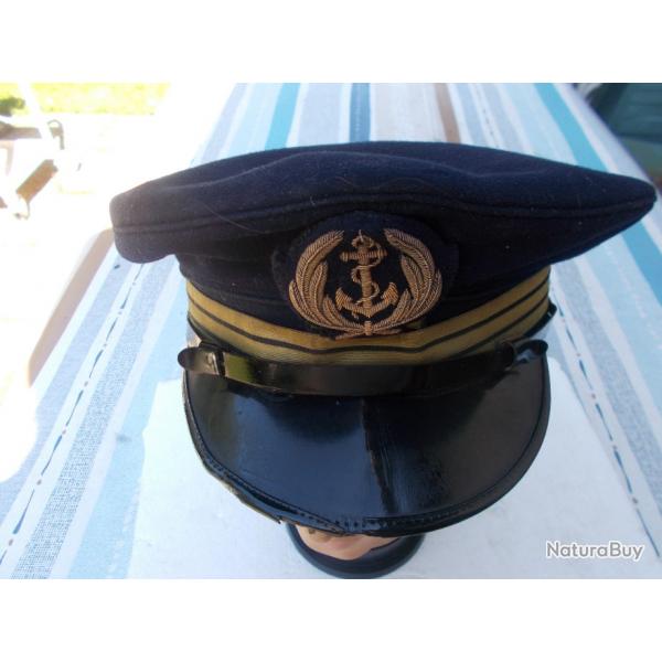 casquette lieutenant vaisseau WWII,bon tat