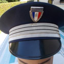 casquette capitaine police municipale ,état comme neuf