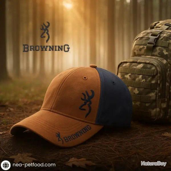 Casquette Browning modle Sean Navy/Brown LIV GRATIS