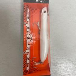 !! LEURRE SAKURA DYNASTICK 110mm COL PEARL WHITE