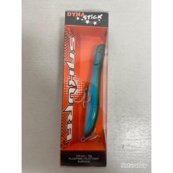 !! LEURRE SAKURA DYNASTICK 110mm COL NEEDLE FISH