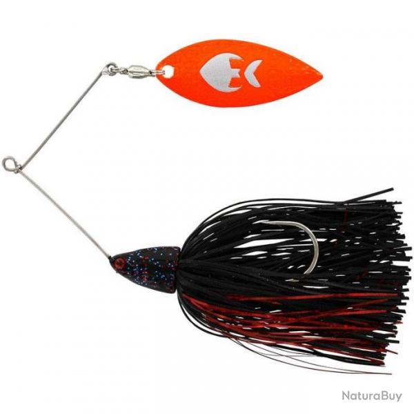 SPINNERBAIT WESTIN MONSTERVIBE WILLOW 23G BLACK MAMBA