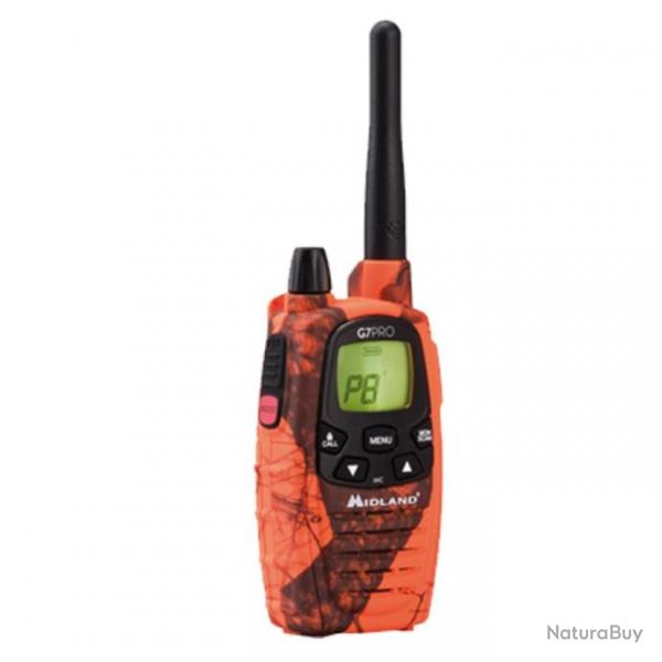 Midland Talkie-walkie G7 Pro Blaze Radio Dual Band PMR446 | LCD | 500/10mW