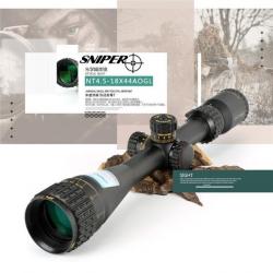 SNIPER 4.5-18X44AOGL Chasse Télescope ,