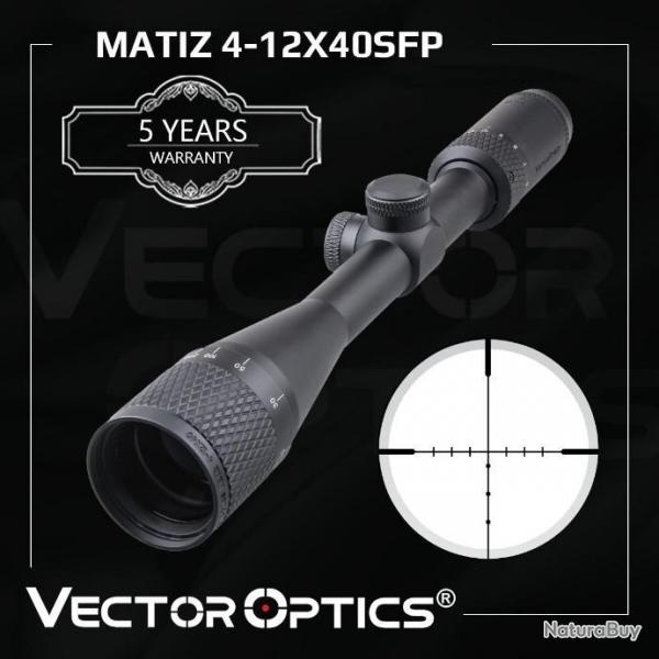 Vector Optics Matiz 4-12x40 AO 25.4mm SFP PAIEMENT EN PLUSIEURS FOIS