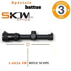 Lunette skowoptique 1-6x24-GARANTIE 3 ANS- TOP QUALITÉ  -Idéal battue