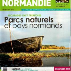 itinéraires de normandie 23 et 25 de 2011-12 et  pays de normandie 75 de 2012 lot de 3 revues