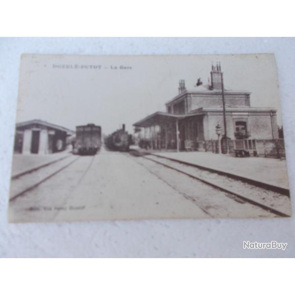 carte postale gare de putot en auge, dozul !!