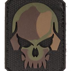 PATCH PVC TÊTE DE MORT CAMO 6 X 4.5CM