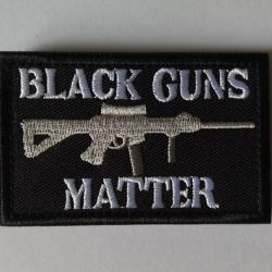 Patch Black Guns Matter velcro noir