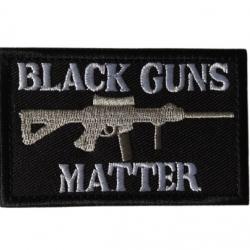 Patch Black Guns Matter - velcro - Livraison gratuite