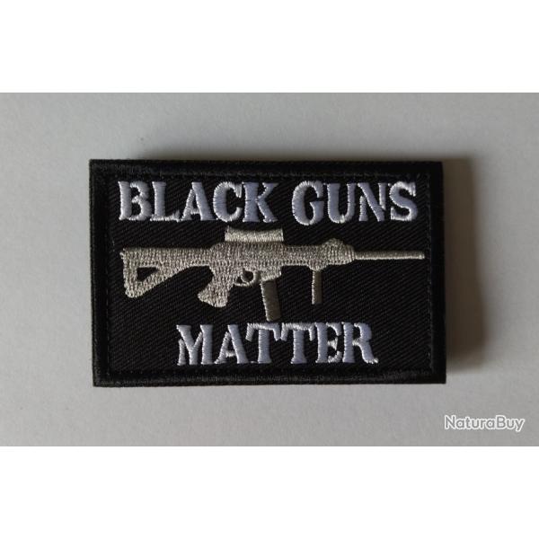 Patch Black Guns Matter velcro noir