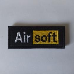 Patch Airsoft velcro noir