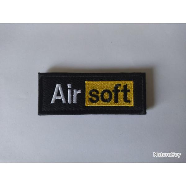 Patch Airsoft velcro noir