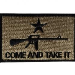 Patch Come and take it - Beige/TAN - velcro - Livraison gratuite
