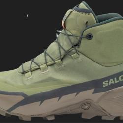 CHAUSSURES SALOMON CROSS HIKE TRACKER GTX  VERT UNISEXE