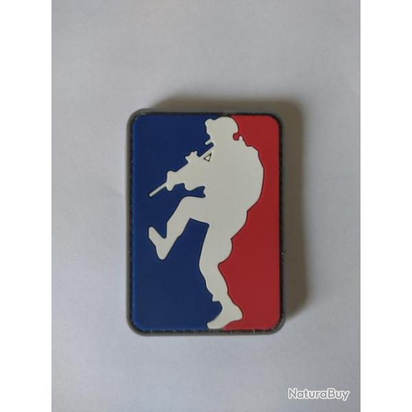 Patch Soldat franais PVC velcro