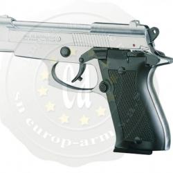 Pistolet CHIAPPA 85 Auto nickelé 9mm à blanc - Pistolet d'alarme à blanc ou à gaz