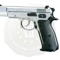 Promo1 !! PISTOLET CHIAPPA CZ75 W Nickelé 9mm à blanc - Pistolet d'alarme à blanc ou à gaz