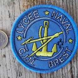 écusson collection militaire C.I.N lycée naval Brest Centre d'instruction