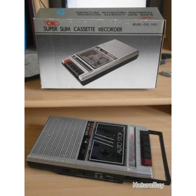 Lecteur K7 Vintage Yoko CRC 1001 – Jamais Servi, état Impeccable, Collectionneur Attention !