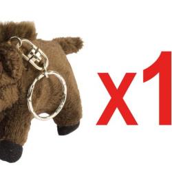 Porte clefs peluche sanglier