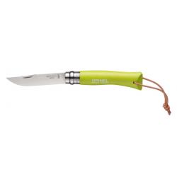 Couteau Opinel couleur numéro 7 vert pomme