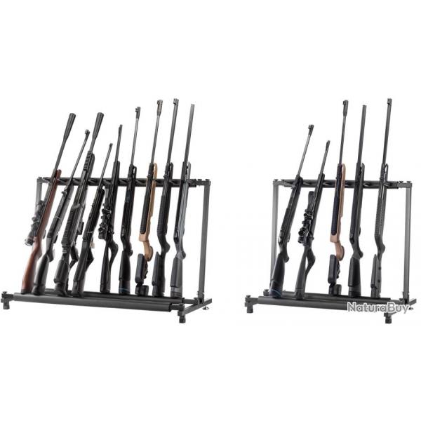 Rtelier vertical en mtal pour armes 9 armes