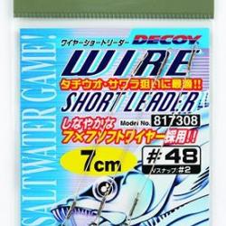 WIRE SHORT LEADER 15 CM (3/pck)