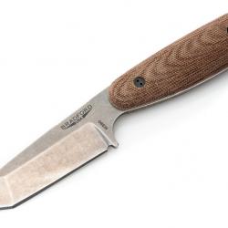 Couteau Bradford Guardian 3.5 Tanto Natural Manche Micarta Lame Acier N690 Etui Cuir USA BRAD35T104